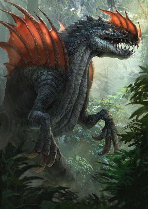 Dragon Raptors by RaymondChenArt.deviantart.com on @DeviantArt | Creature concept art, Mythical ...