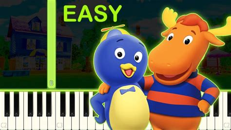 THE BACKYARDIGANS - EASY Piano Tutorial - YouTube