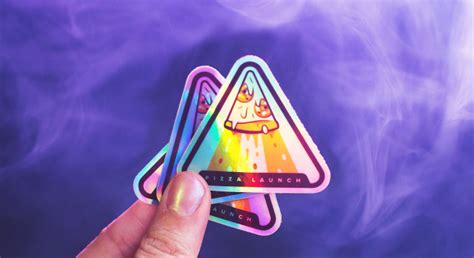 Holographic stickers | Free shipping | Sticker Mule