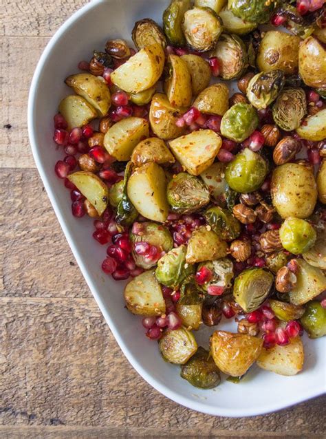 Roasted Maple Sprouts with Hazelnuts - DeliciouslyElla | Veggie ...