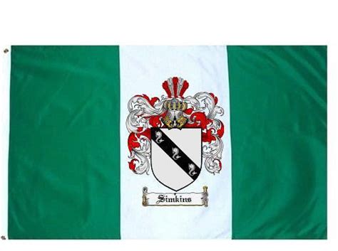 Simkins Coat of Arms Flag / Family Crest Flag – Family Crests / Coat of Arms Gifts