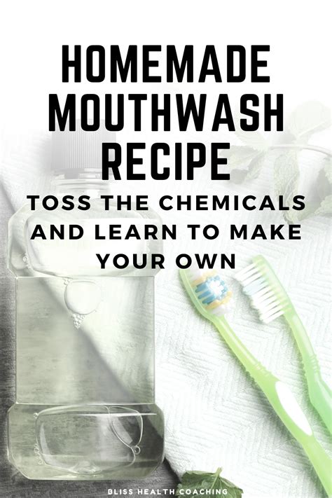 Homemade Mouthwash Recipe with Baking Soda | Recipe in 2021 | Homemade mouthwash, Recipe with ...