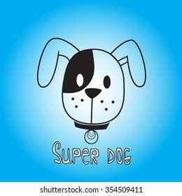 Illustration Logo Super Dog Stock Vector (Royalty Free) 354509411 | Shutterstock