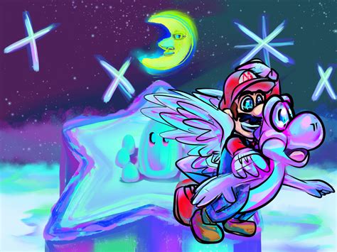 Super Mario World Star Road by Auroraway on DeviantArt