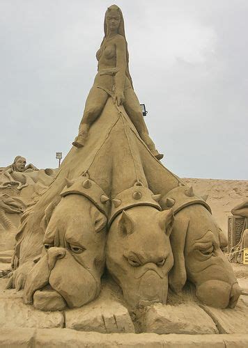 great sand art sculpture | Beach sand art, Sand sculptures, Sand art