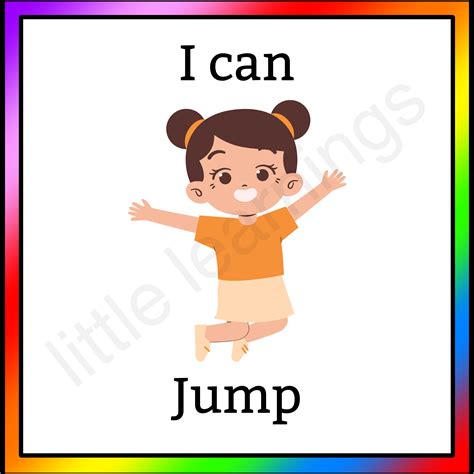 Jump | Jumping | Action words, Words, Save