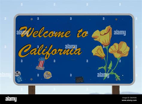 Welcome to california sign hi-res stock photography and images - Alamy