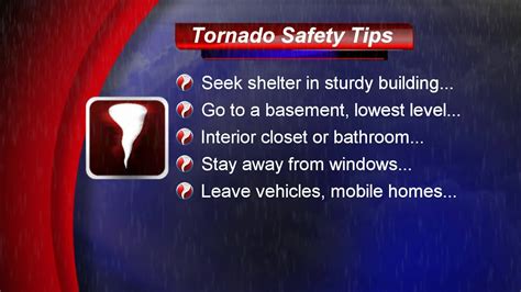 Tornado Safety Tips - YouTube