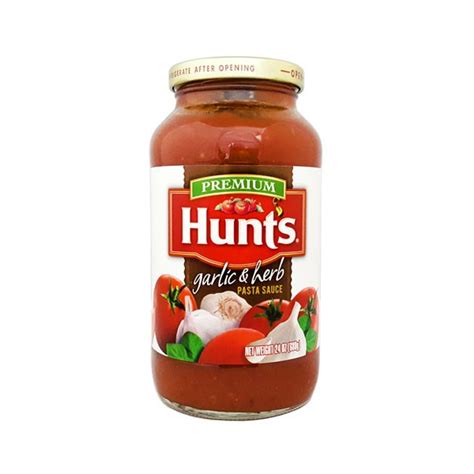 Hunts Pasta Sauce Garlic And Herb | Nextbuy.ae