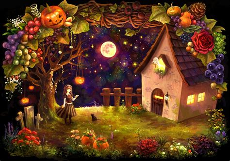 Enchanting Halloween Night - HD Wallpaper