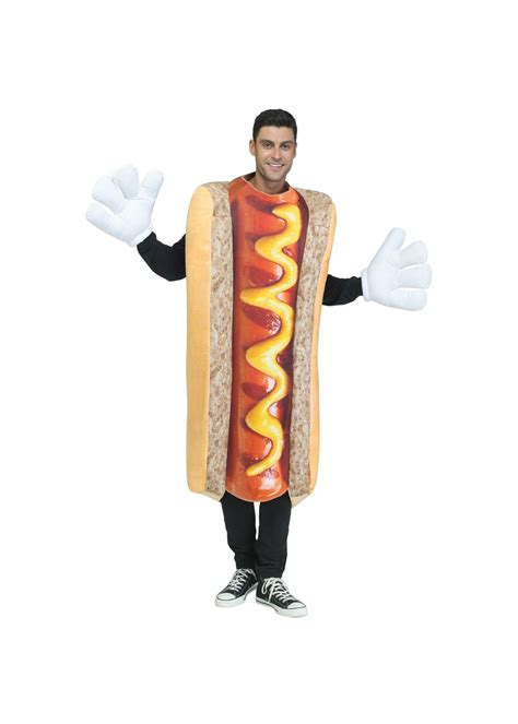 Dog In A Hot Dog Costume