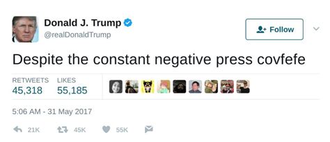 Donald Trump’s cryptic covfefe tweet brought out the best in Twitter - The Verge