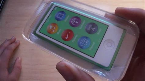 Unboxing: Apple iPod Nano 7th Generation (16GB, Green) - YouTube