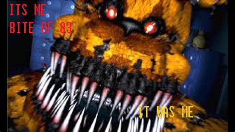 Five nights at Freddy's 4 !BITE OF 83! [NOT THE BITE OF 87!] MINIGAME - YouTube