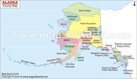 Alaska Cities Map