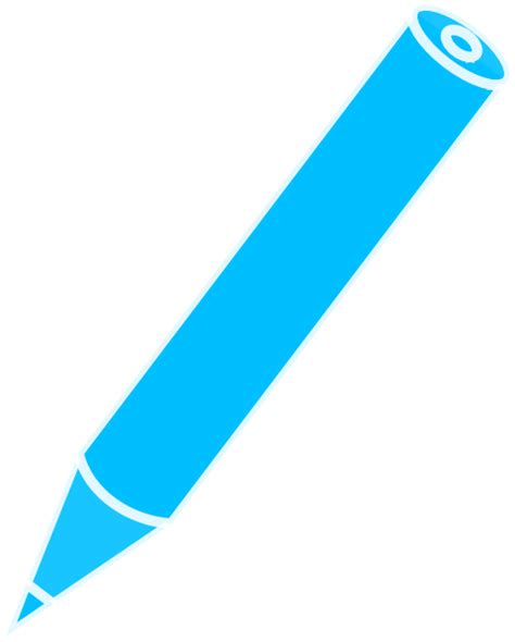 Blue Pencil Clip Art at Clker.com - vector clip art online, royalty ...