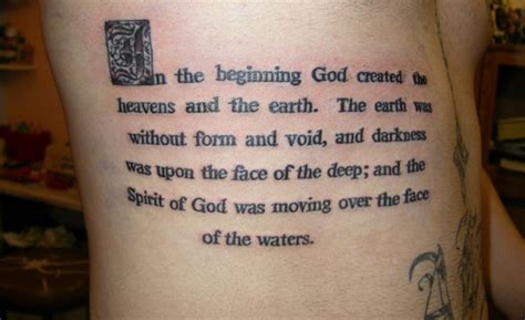 30+ Cool Bible Verse Tattoo Design Ideas with Meanings - Hative