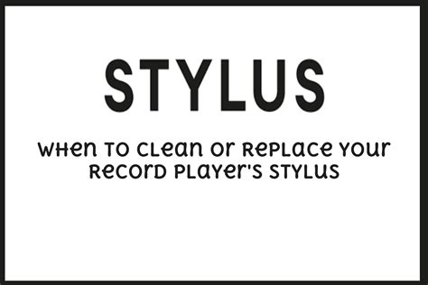 When To Clean Or Replace Your Record Player's Stylus | 2021