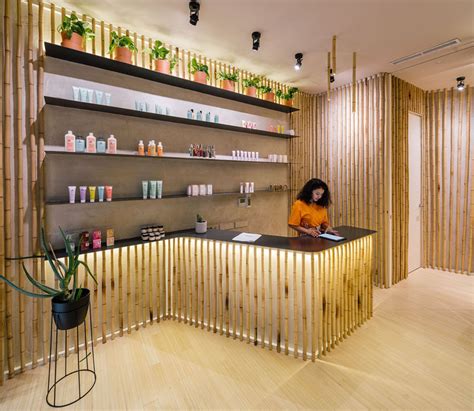 Bamboo Was Used As A Sustainable Decorative Feature At This Spa In Madrid | CONTEMPORIST