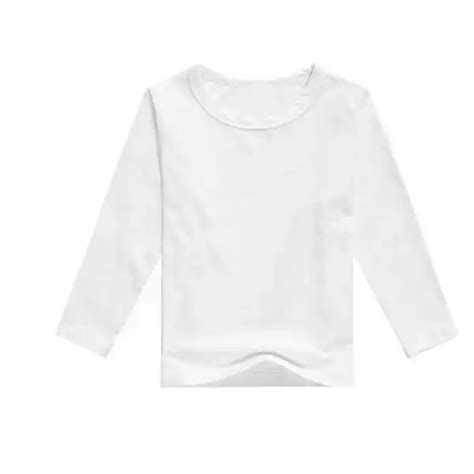 kid tee shirts kids long sleeve plain blank t shirts children tshirts ...