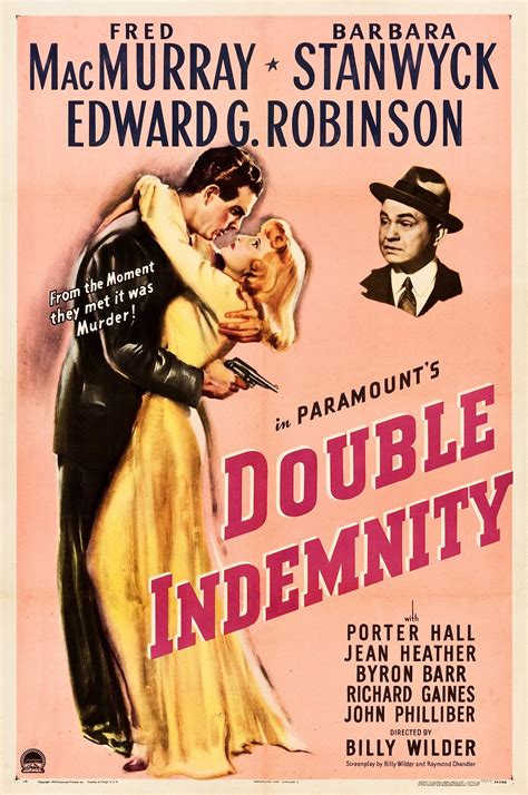 Double Indemnity (1944) - Posters — The Movie Database (TMDB)