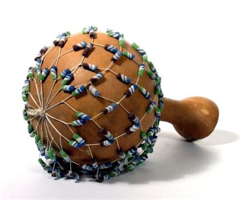 TALKING DRUMS: Gourd Rattle - Axatse