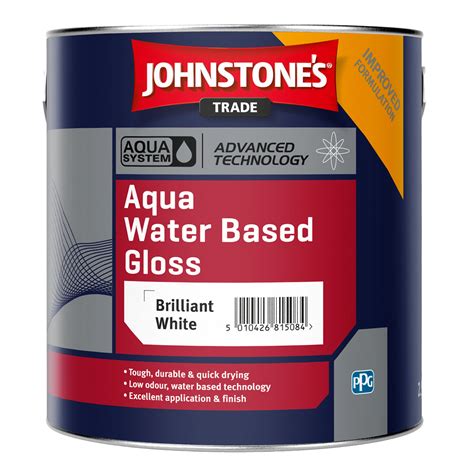 Johnstone's Trade Aqua Water Based Gloss Paint – Johnstone's Paint Shop