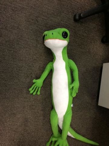 Large GEICO Gecko - 36-inch plush GEICO Gecko collector's doll | #1622509902