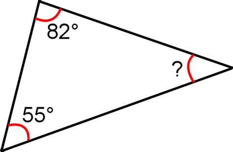 The angle sum of a Triangle is 180° - lesson with proof & varied exercises