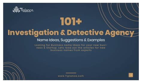 101+ Creative Investigation & Detective Agency Names that Attracts