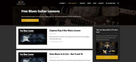 16 Websites to Learn Blues Guitar Lessons Online (Free and Paid) - CMUSE