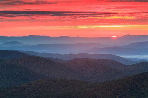 Blue Ridge Mountain Sunrise Photograph by Carol VanDyke - Fine Art America