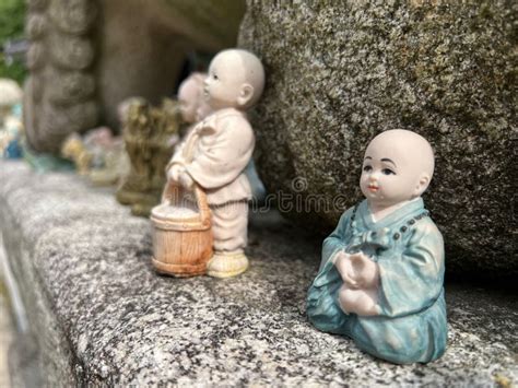 Baby Monk Ancient Statue in Temple of Thailand Stock Image - Image of religion, building: 255465823