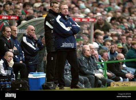 ALEX MCLEISH GLASGOW RANGERS FC MANAGER CELTIC PARK GLASGOW SCOTLAND 19 ...