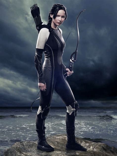 Jennifer Lawrence as Katniss Everdeen - motion poster as featured in the iPad version of Empire ...