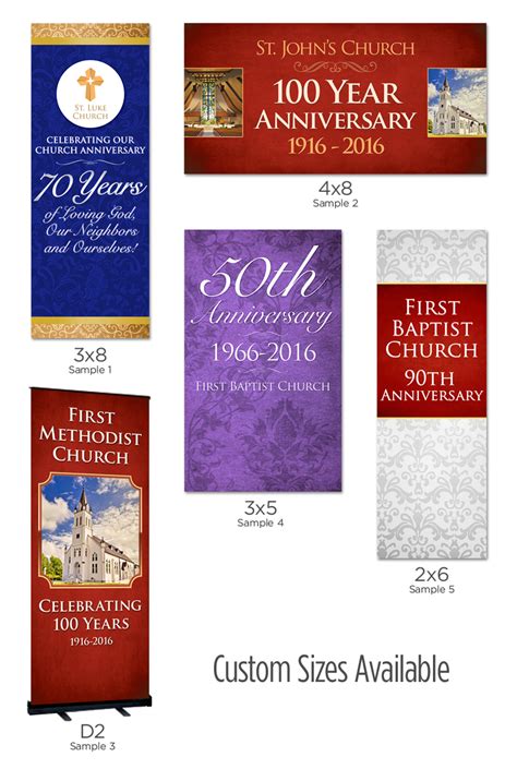 Church Anniversary Banners | Church Banners.com