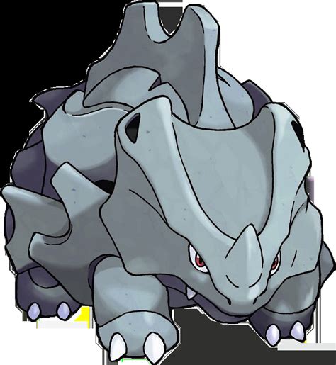 Pokemon #111 Rhyhorn Uncommon Picture - For Pokemon Go Players