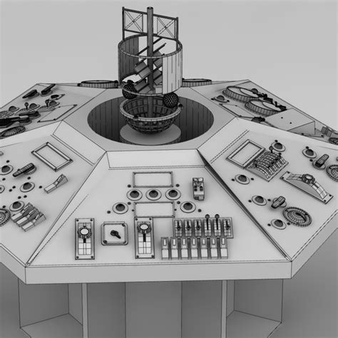 3d tardis console model