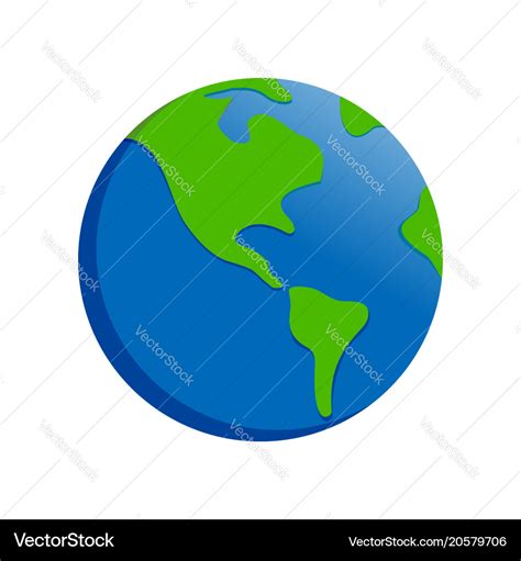 Earth cartoon drawing symbol design Royalty Free Vector