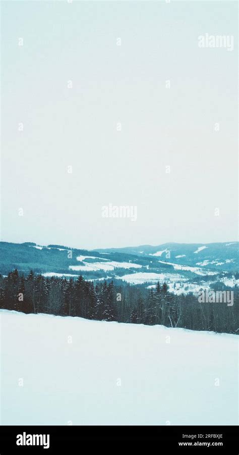 A photograph of snowy Norwegian mountains Stock Photo - Alamy