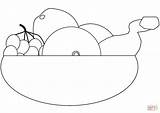 Coloriage  Corbeille de Fruits Coloriages à Imprimer Gratuits sketch template