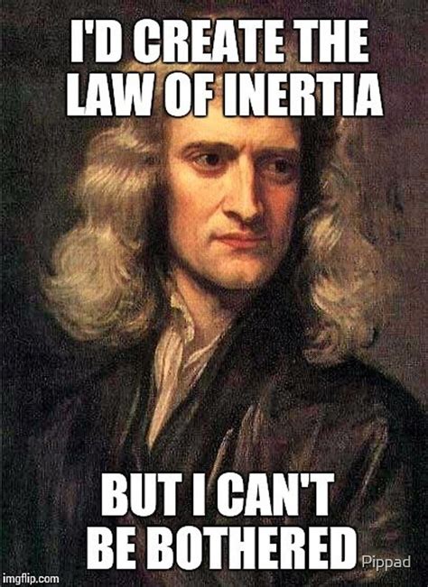 "Sir Isaac Newton Meme" by Pippad | Redbubble