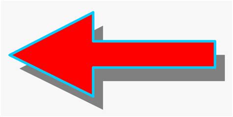 Red Arrow Pointing Left - Left Facing Red Arrow, HD Png Download , Transparent Png Image - PNGitem