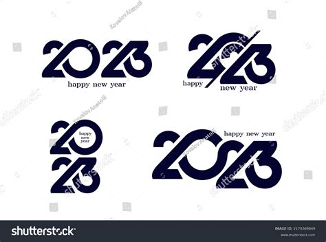 로고 디자인 2023 새해 복 많이 스톡 벡터(로열티 프리) 2170369849 | Shutterstock