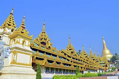 Shwedagon Pagoda Digital Art by Eva Kaufman | Fine Art America