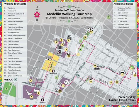 Map Of Downtown Bogota