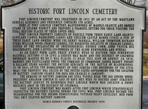 Fort Lincoln Cemetery in Brentwood, Maryland - Find a Grave Cemetery