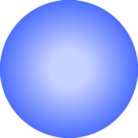 Blue Gradient Circle 10977110 PNG