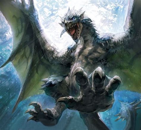 Azure Rathalos - The Monster Hunter Wiki - Monster Hunter, Monster ... Monster Hunter Art ...