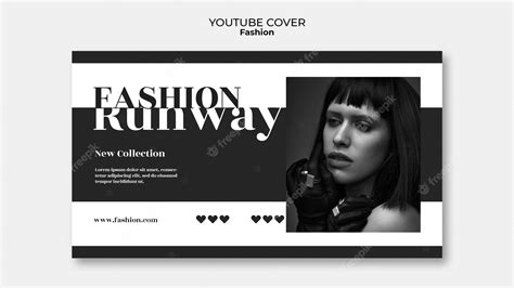 Premium PSD | Flat design fashion trends youtube cover